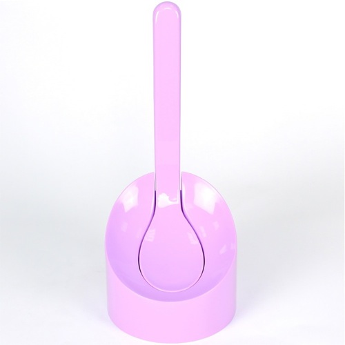 Toilet Brush, Gedy 2033-79, Round Lilac Toilet Brush Holder 2033-79